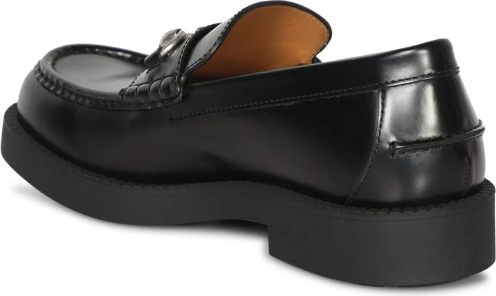 Taemin Horsebit Black Loafers - Image 3