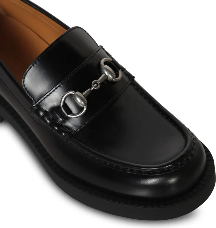 Taemin Horsebit Black Loafers - Image 4