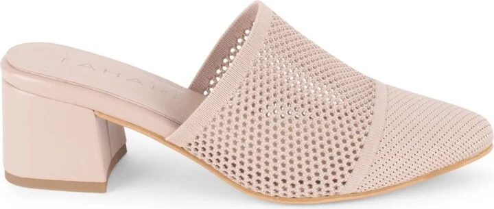 Tahari Women's Santorini Knit Slip-On Mules - Image 8