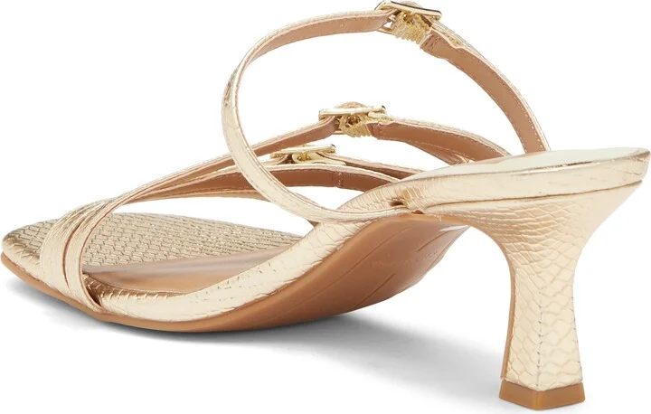 Tahira Snakeskin Embossed Slide Sandal - Image 2