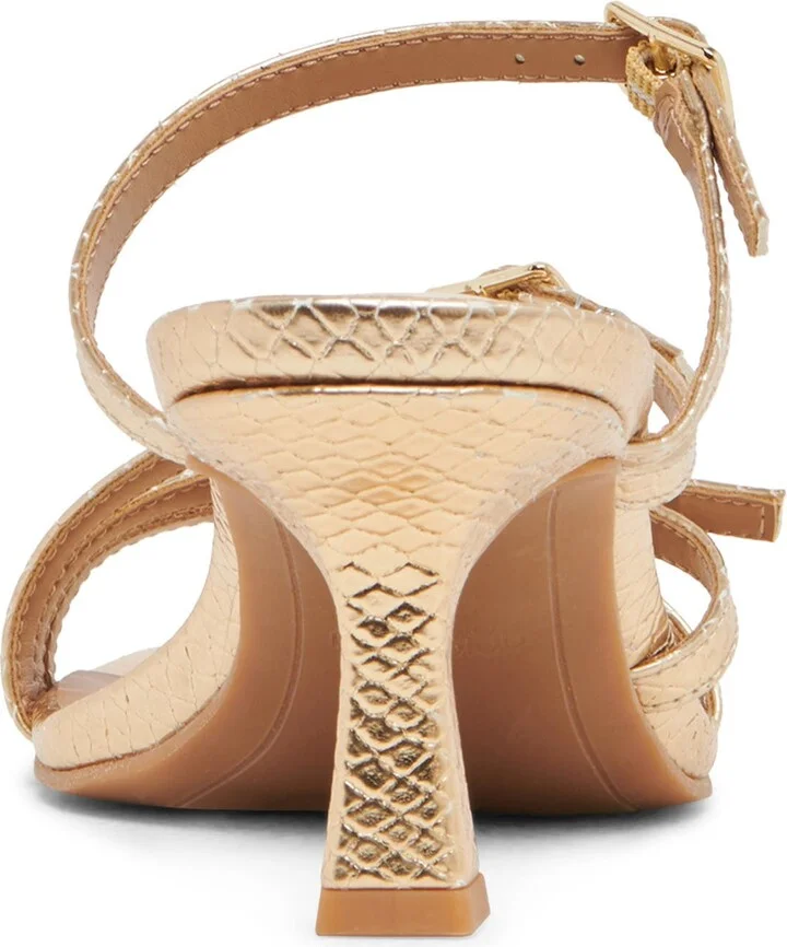 Tahira Snakeskin Embossed Slide Sandal - Image 4