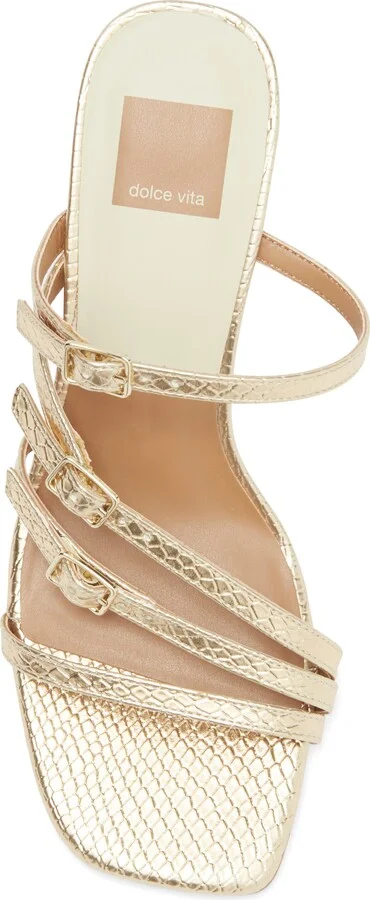Tahira Snakeskin Embossed Slide Sandal - Image 6