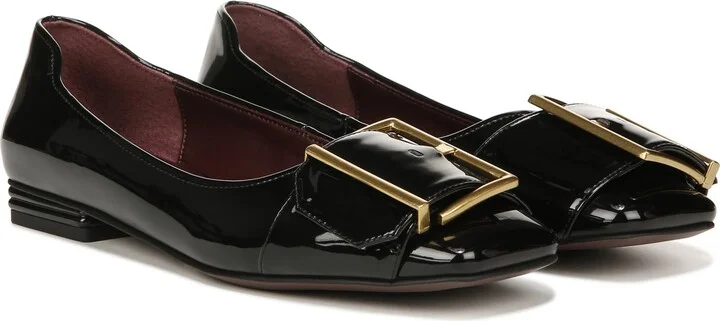 Tahlia Buckle Square Toe Flat - Image 8
