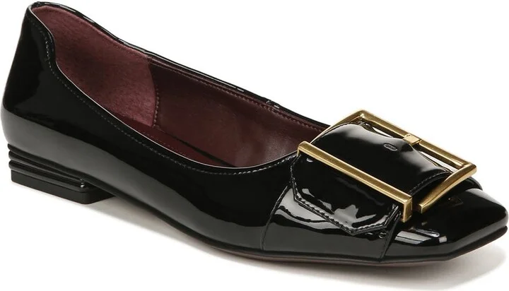 Tahlia Buckle Square Toe Flat
