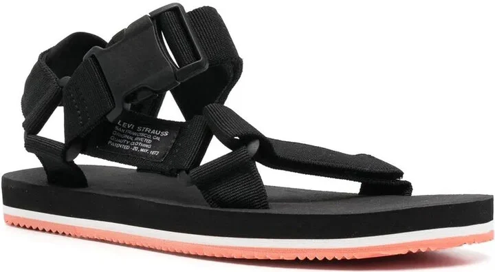 Tahoe side logo-patch sandals - Image 2