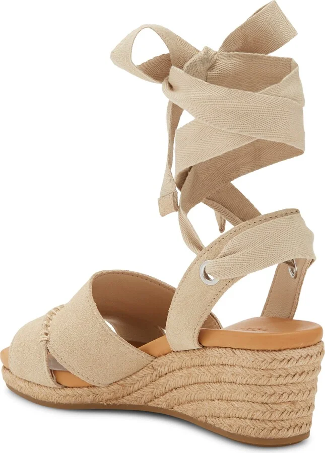 Taia Ankle Tie Wedge Sandal - Image 2