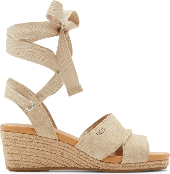 Taia Ankle Tie Wedge Sandal - Image 4