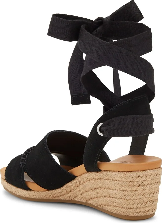 Taia Ankle Tie Wedge Sandal - Image 8