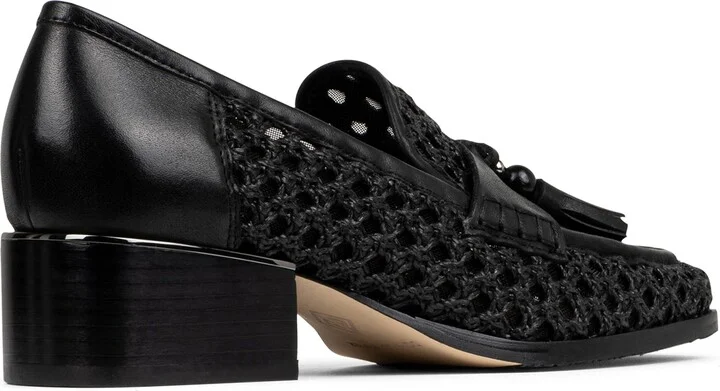 Tailored Heel Bouclé Loafer - Image 2