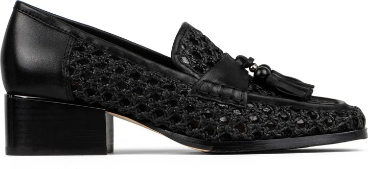 Tailored Heel Bouclé Loafer - Image 3