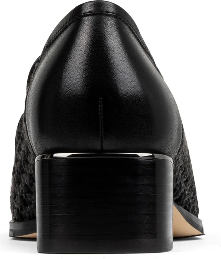Tailored Heel Bouclé Loafer - Image 6