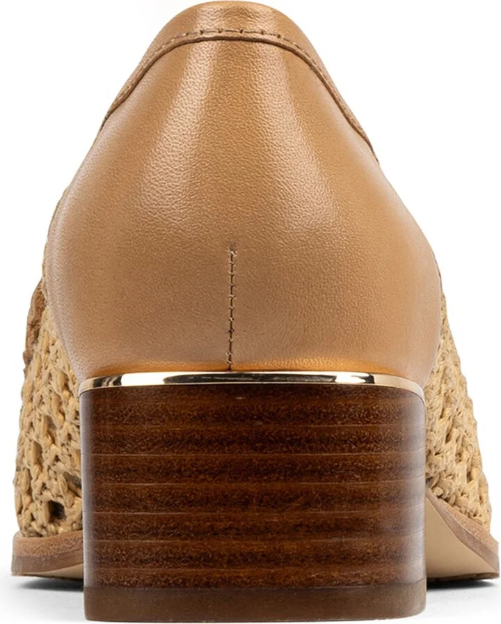 Tailored Heel Bouclé Loafer - Image 10