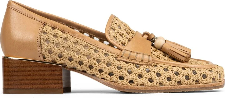 Tailored Heel Bouclé Loafer - Image 11