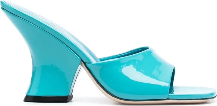 Tais 85mm patent-leather sandals