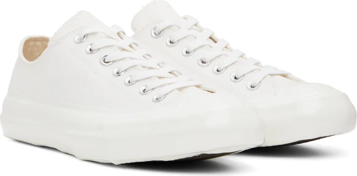 TAKAHIROMIYASHITA TheSoloist. White Basketball Sneakers - Image 4