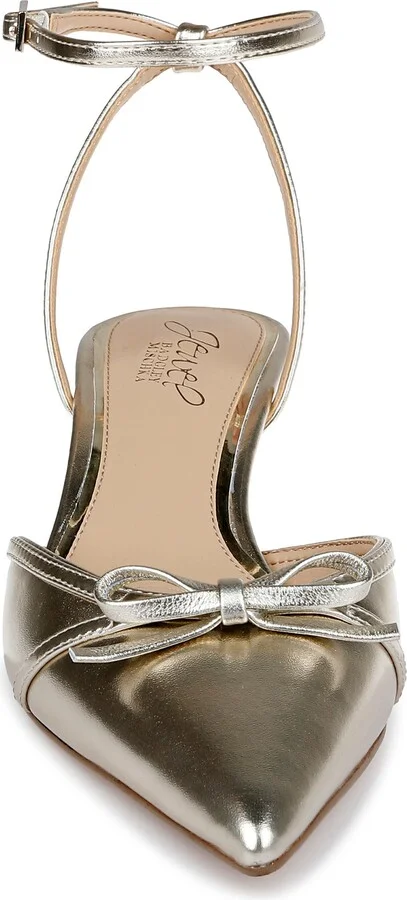 Talasia Ankle Strap Pointed Toe Kitten Heel Pump - Image 4