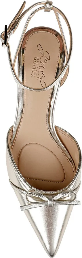 Talasia Ankle Strap Pointed Toe Kitten Heel Pump - Image 5