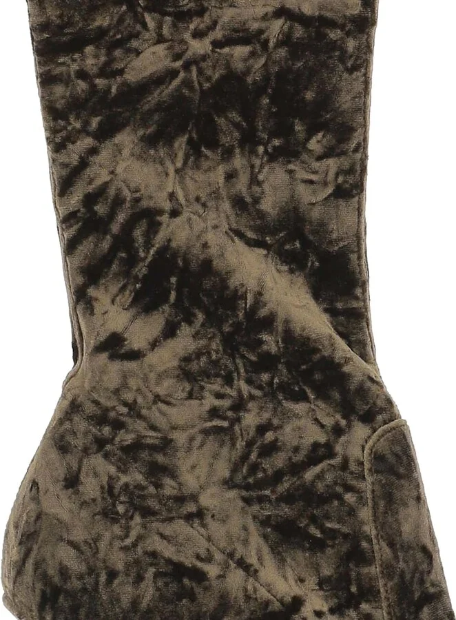 Talia Velvet Boots - Image 4