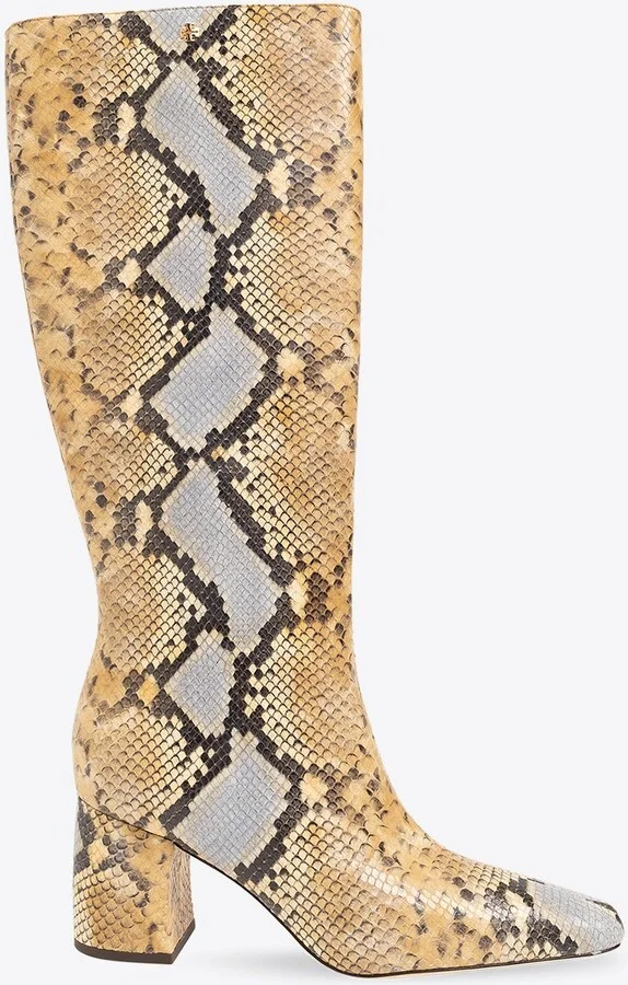 Tall Banana 70 Knee-High Boots in Snakeskin Leather