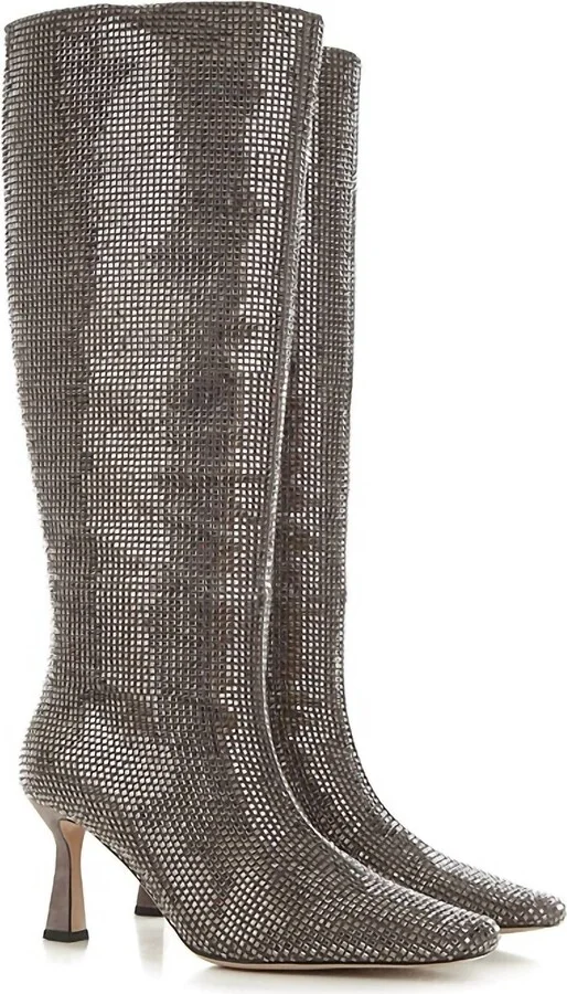 Tall Boots In Grey