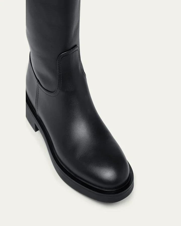 Tall Leather Riding Boots - Image 3