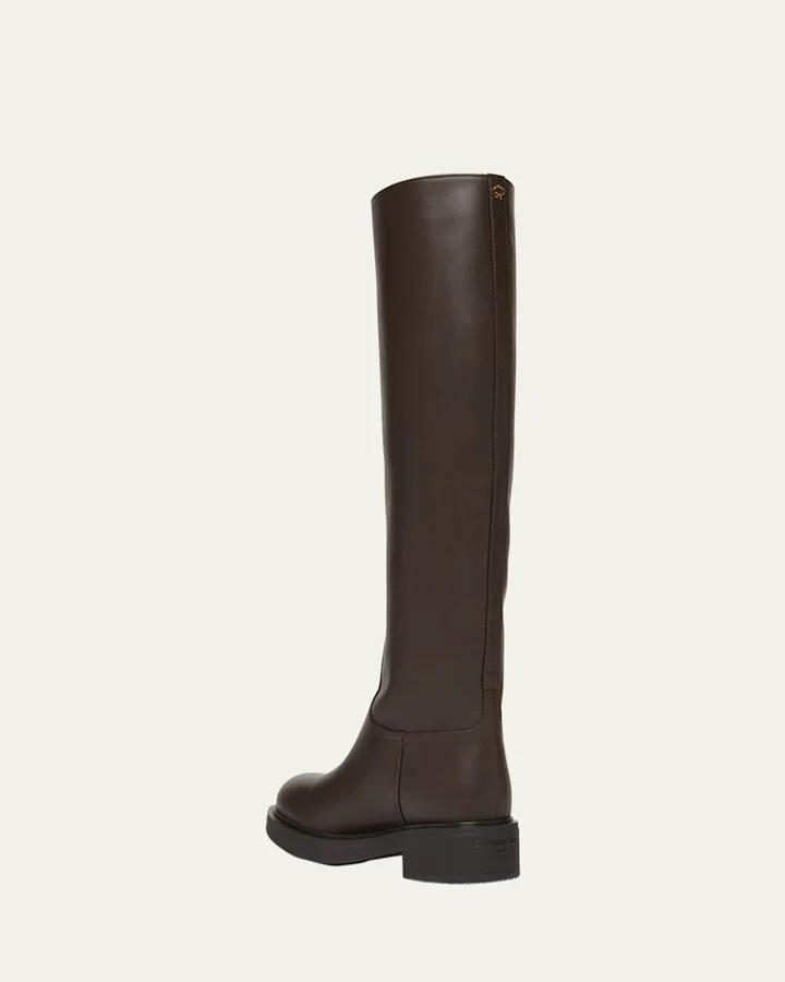 Tall Leather Riding Boots - Image 9