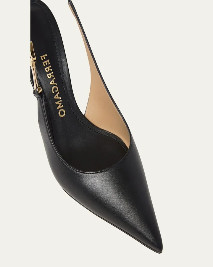 Tally Logo Slingback Pumps - Image 2