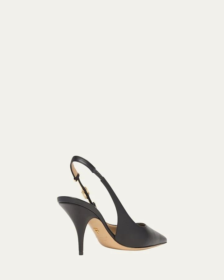 Tally Logo Slingback Pumps - Image 4