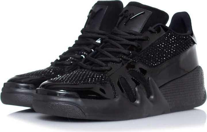 TALON black trainers with rhinestones
