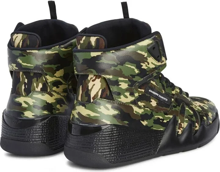 Talon camouflage high-top sneakers - Image 3