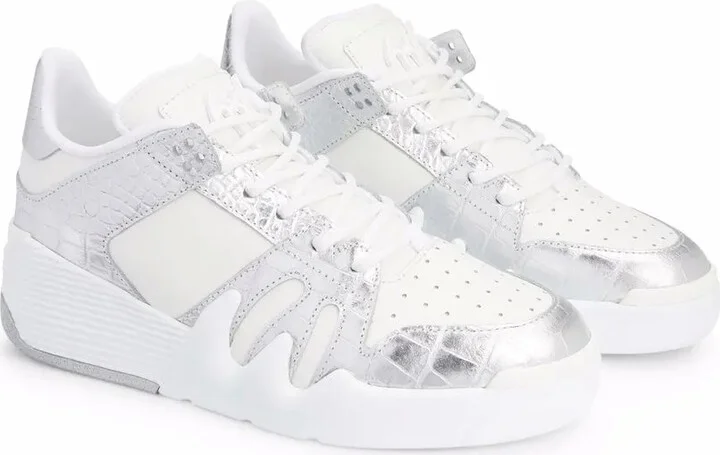 Talon crocodile-effect leather sneakers - Image 2