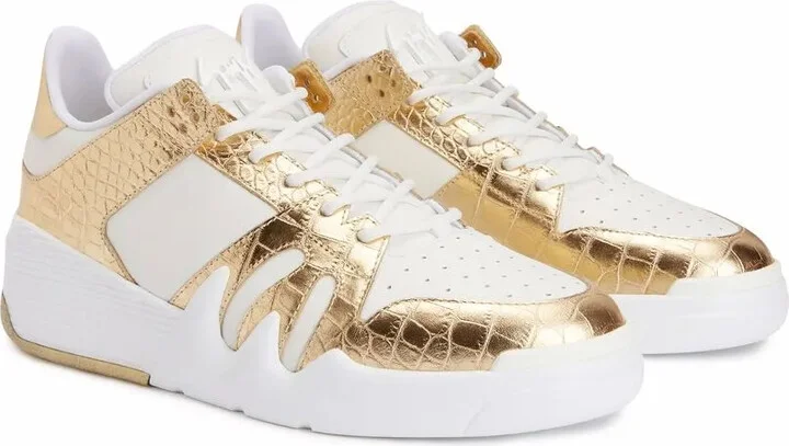 Talon crocodile-effect leather sneakers - Image 2