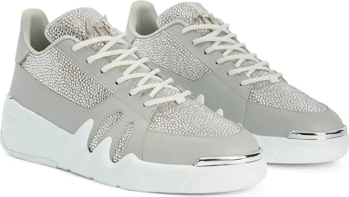 Talon crystal-embellished low-top sneakers - Image 2