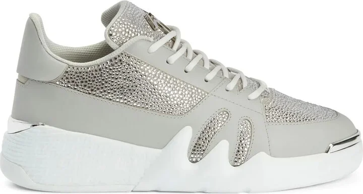 Talon crystal-embellished low-top sneakers