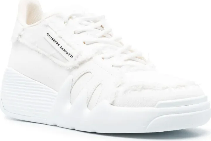 Talon frayed-trim sneakers - Image 2