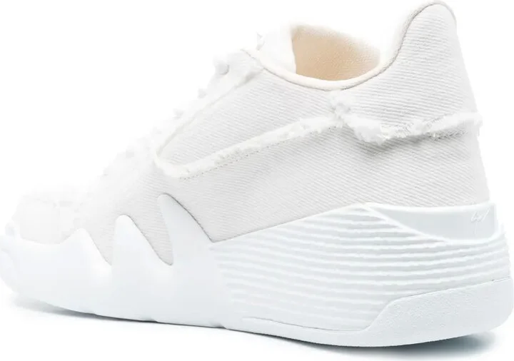 Talon frayed-trim sneakers - Image 3