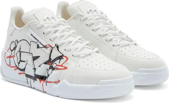 Talon graffiti-print low-top sneakers - Image 2