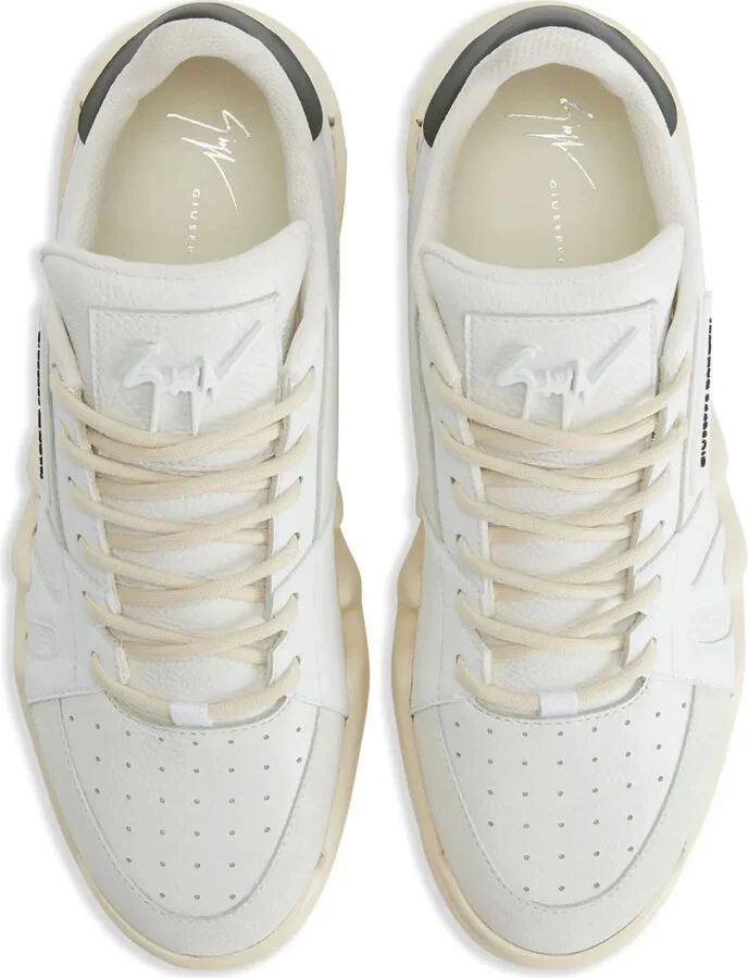 Talon logo-patch leather sneakers - Image 4
