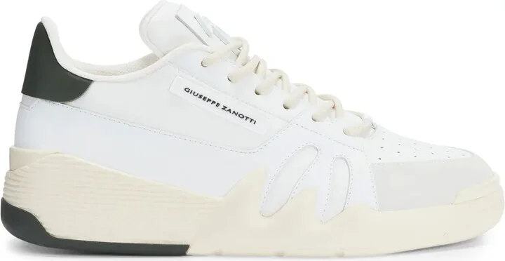 Talon logo-patch leather sneakers