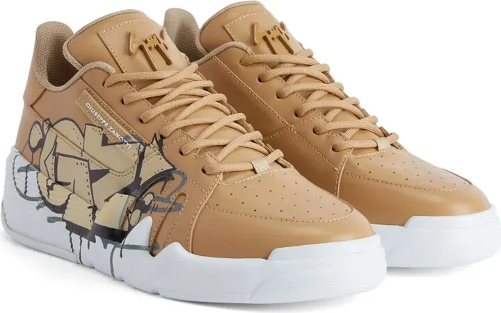Talon logo-plaque leather sneakers - Image 2