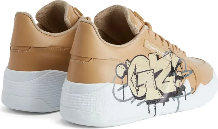 Talon logo-plaque leather sneakers - Image 3