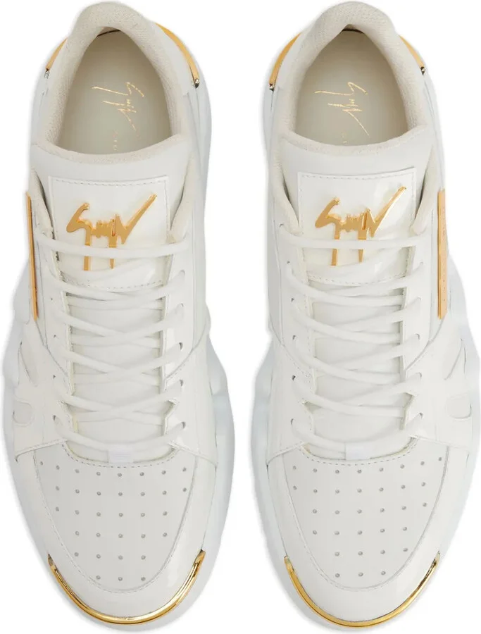 Talon panelled leather sneakers - Image 4