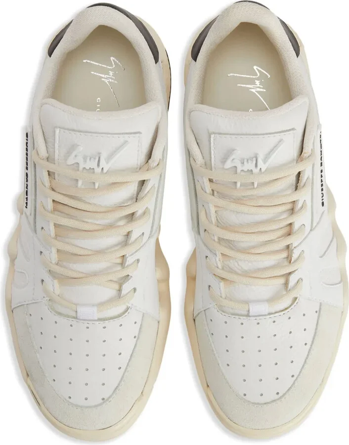 Talon panelled leather sneakers - Image 4