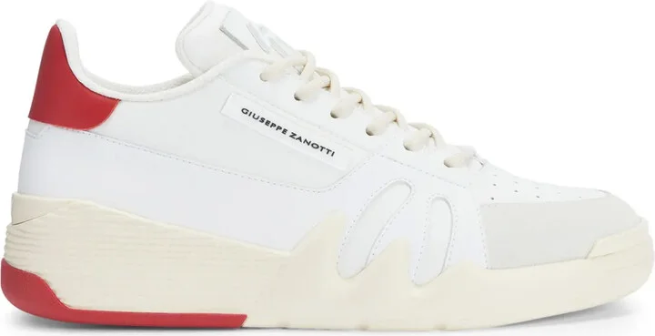 Talon panelled leather sneakers