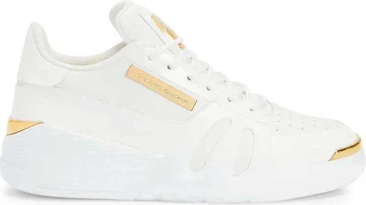 Talon panelled leather sneakers