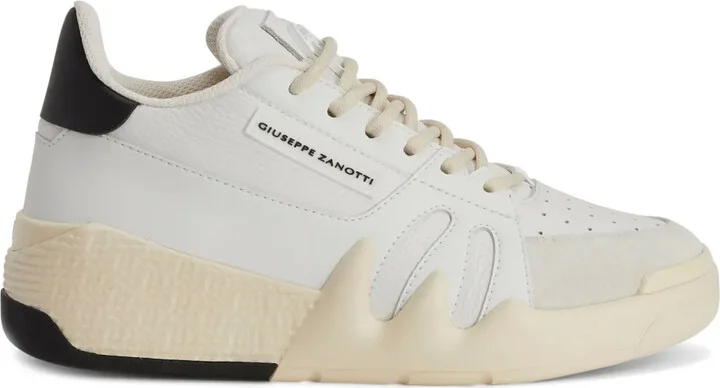 Talon panelled leather sneakers