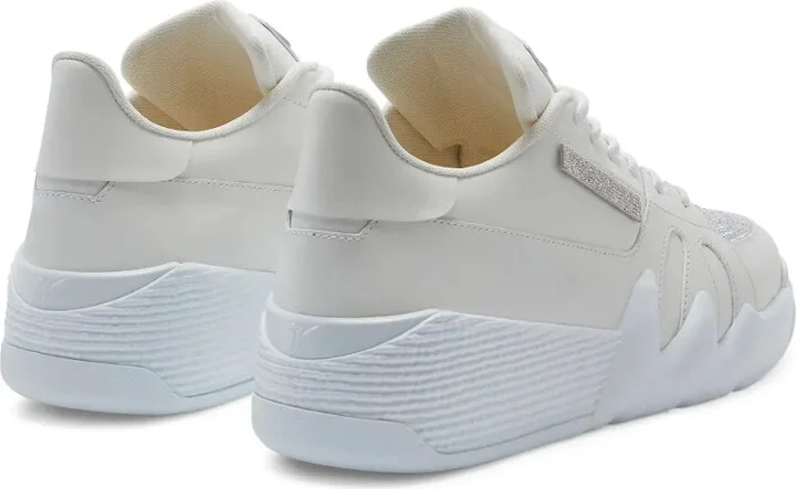 Talon rhinestone-embellished leather sneakers - Image 3