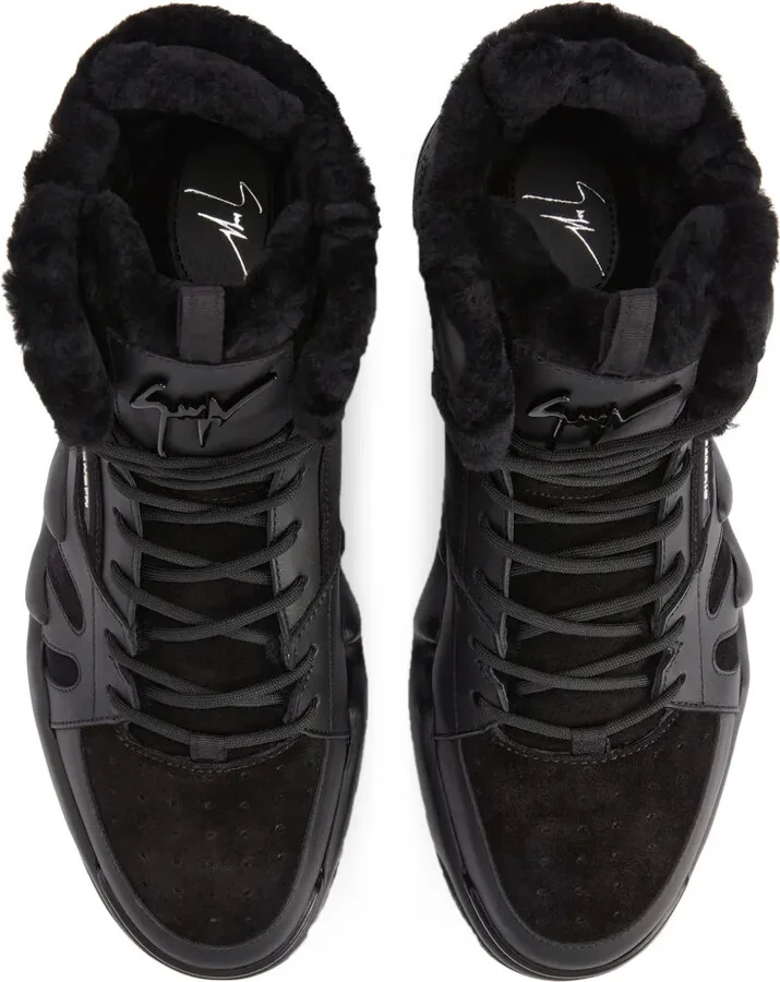 Talon Winter panelled leather sneakers - Image 4