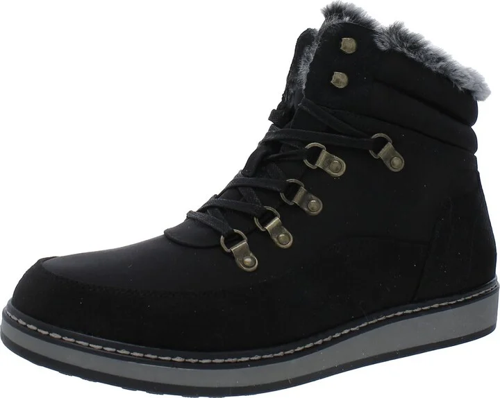 Tamasha Womens Faux Fur Lined Lace-up Winter & Snow Boots