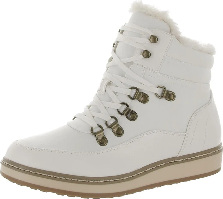 Tamasha Womens Faux Leather Winter & Snow Boots
